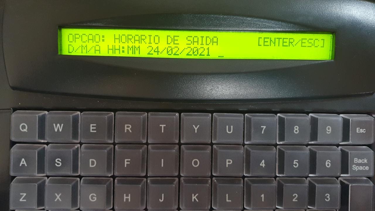 Horario saida contingente