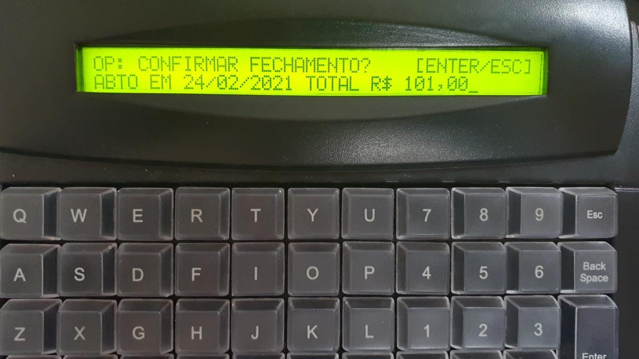 Fechamento de caixa