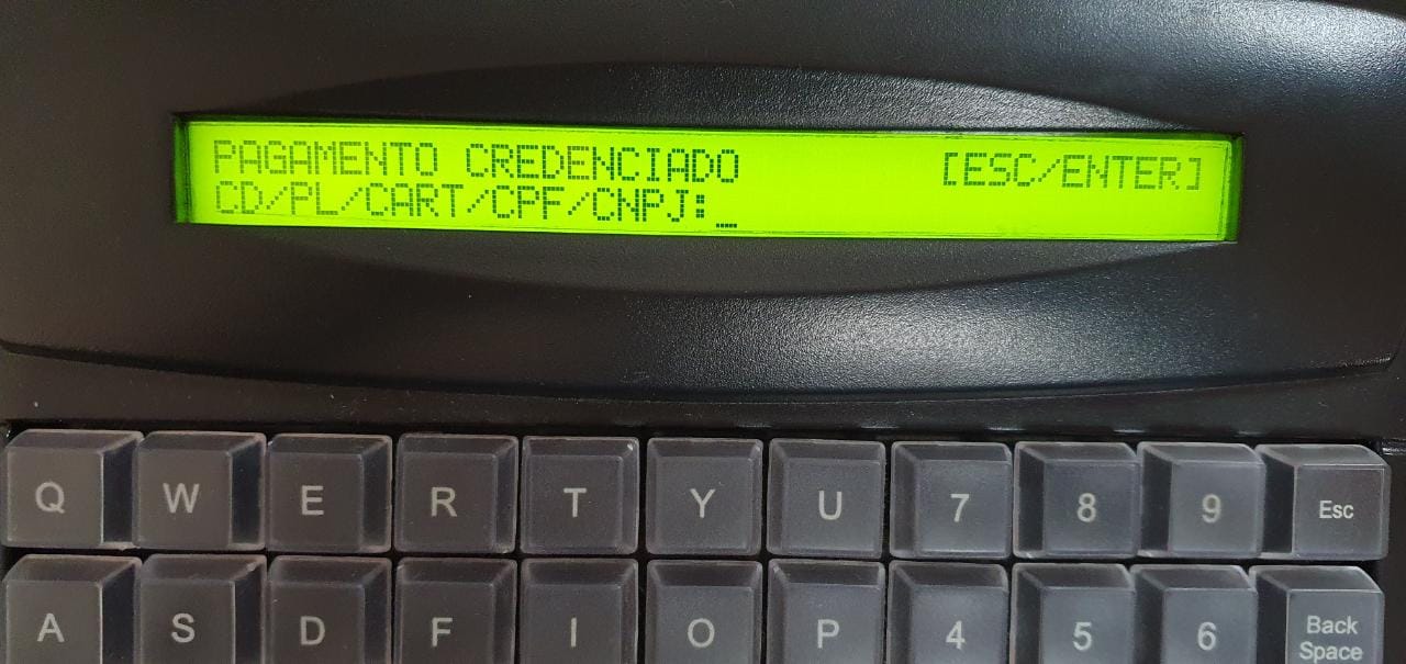 Tela pagamento