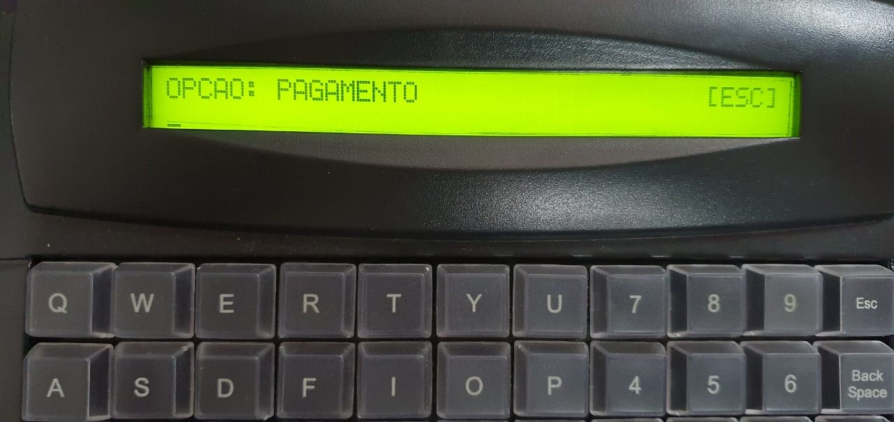 Tela pagamento