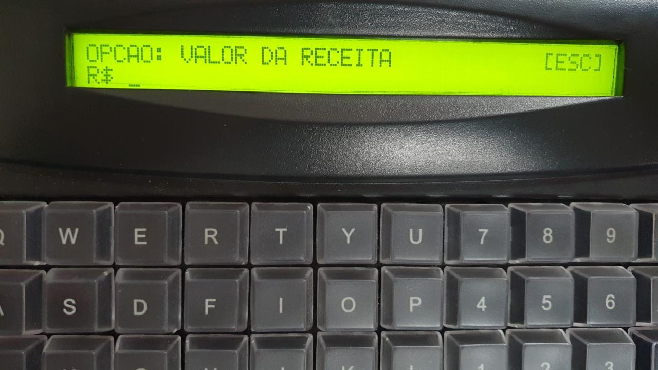 Valor da receita