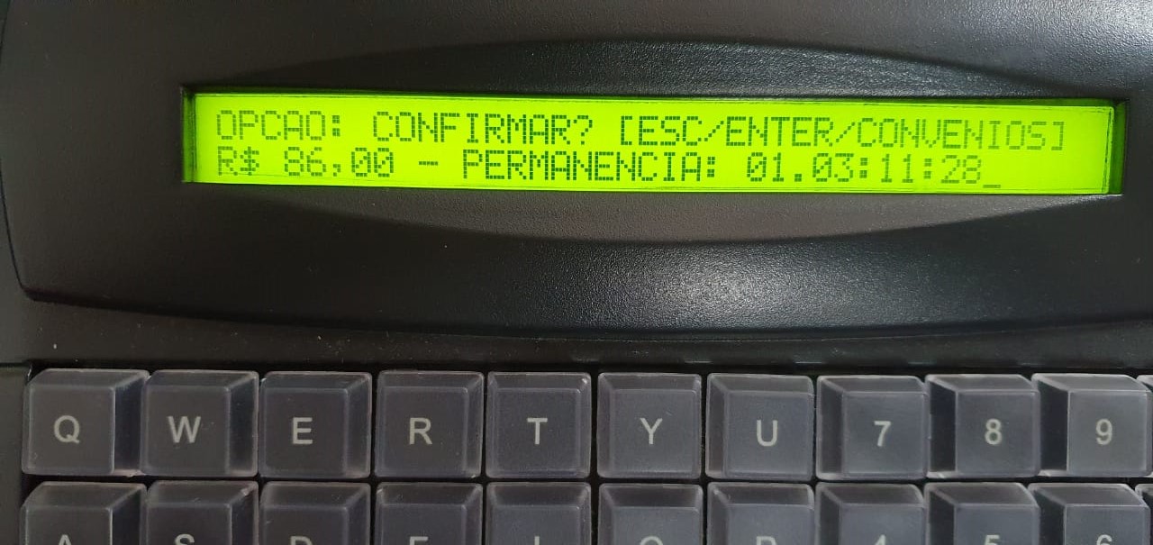 Tela valores pagamenot