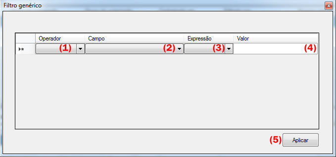 Filtro generico