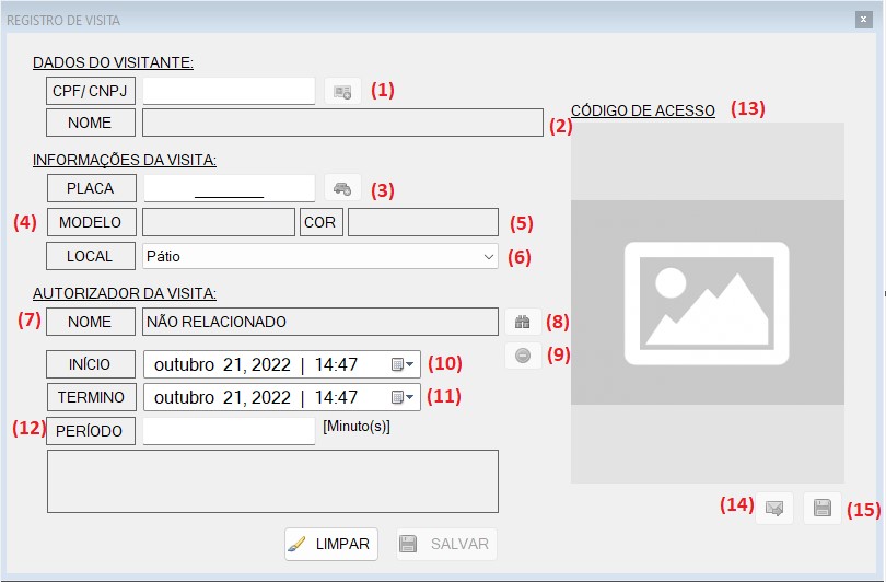 Registro de Visitantes